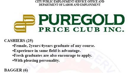 puregold roxas city hiring|PureGold job openings and vacancies .